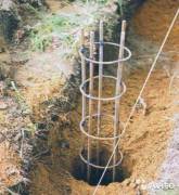 Бурение под забор и сваи