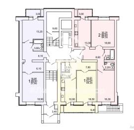 Рязань, Продается 2-к квартира, 4/10 эт., Касимовское шоссе, д. 16 стр 1, Квартиры, На продажу