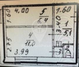 Рязань, Продается 1-к квартира, 3/5 эт., ул Высоковольтная, д. 34 к 2, Квартиры, На продажу, Центр