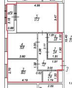 Рязань, Продается 2-к квартира, 2/21 эт., ул Быстрецкая, д. 22 к 1, Квартиры, На продажу, Кальное