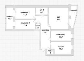Рязань, Продается 4-к квартира, 1/4 эт., ул Садовая, д. 23, Квартиры, На продажу