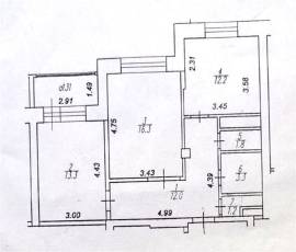 Рязань, Продается 2-к квартира, 6/10 эт., ул Бирюзова, д. 3а, Квартиры, На продажу, Канищево