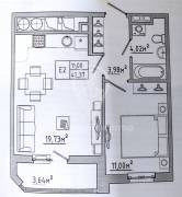 Рязань, Продается 1-к квартира, 9/22 эт., ул Земнухова, д. 3, Квартиры, На продажу