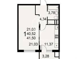 Рязань, Продается 1-к квартира, 13/20 эт., Парковый пр-кт, д. 1, Квартиры, На продажу, Мервино