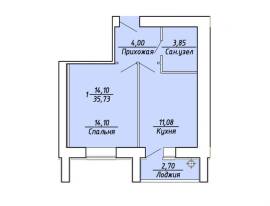 Рязань, Продается 1-к квартира, 6/10 эт., Михайловское шоссе, д. 234 к 1, Квартиры, На продажу