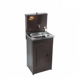 Умывальник дачный КОМФОРТ,без погрева нержавеющая мойка,цвет медь