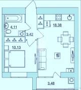 Рязань, Продается 1-к квартира, 6/10 эт., ул Пугачева, д. 10, Квартиры, На продажу