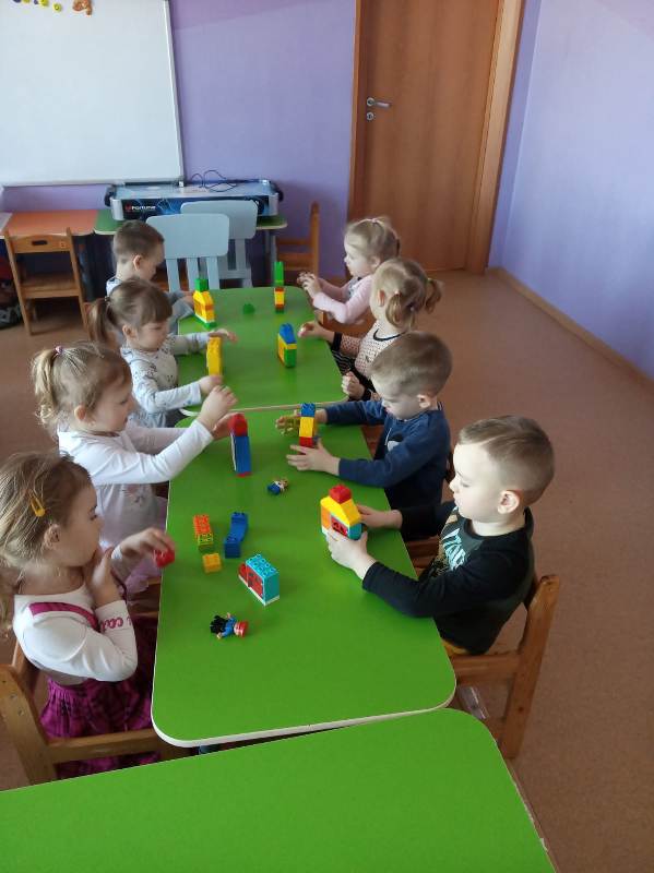 ЛЕГО – домик. Вторая младшая группа