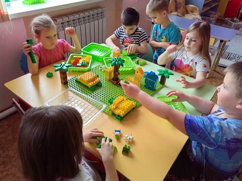  LEGO – зоопарк. Старшая группа