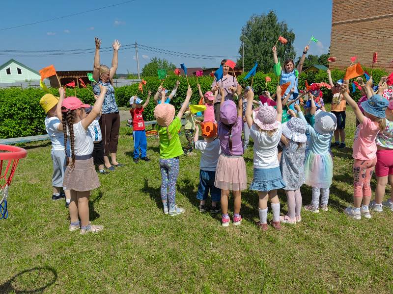 Физкультурный досуг, посвящённый Дню России