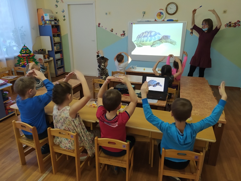 Лего "Черепашка". Средняя группа