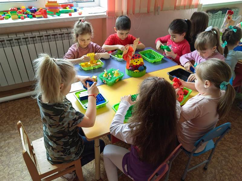 LEGO – яйцо. Старшая группа