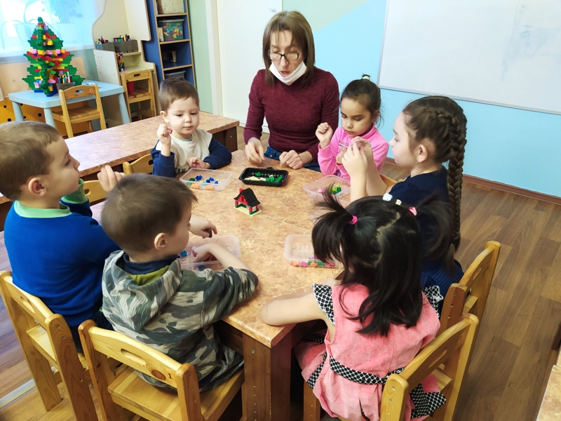 Лего "Домики". Средняя группа