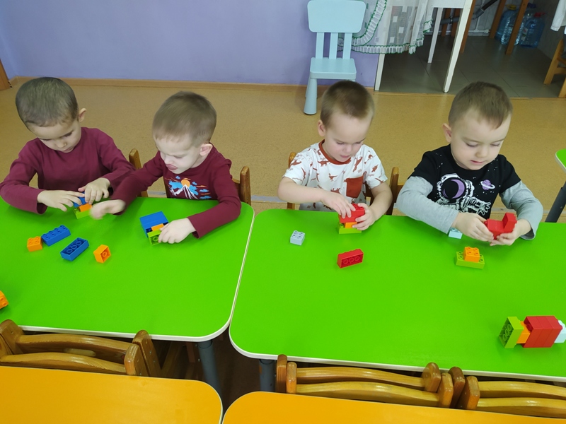 Лего "Рыбка". Младшая группа