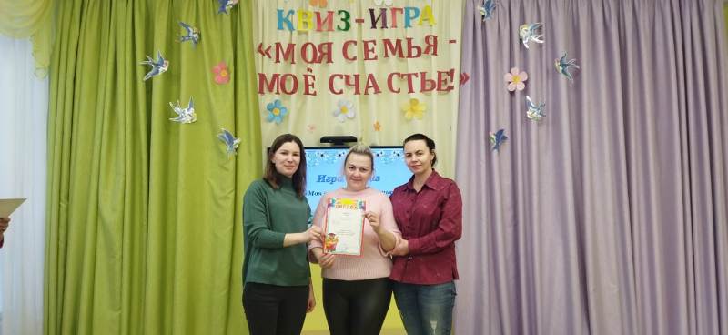 Командная интеллектуально-познавательная игра - КВИЗ "Моя семья - моё счастье"