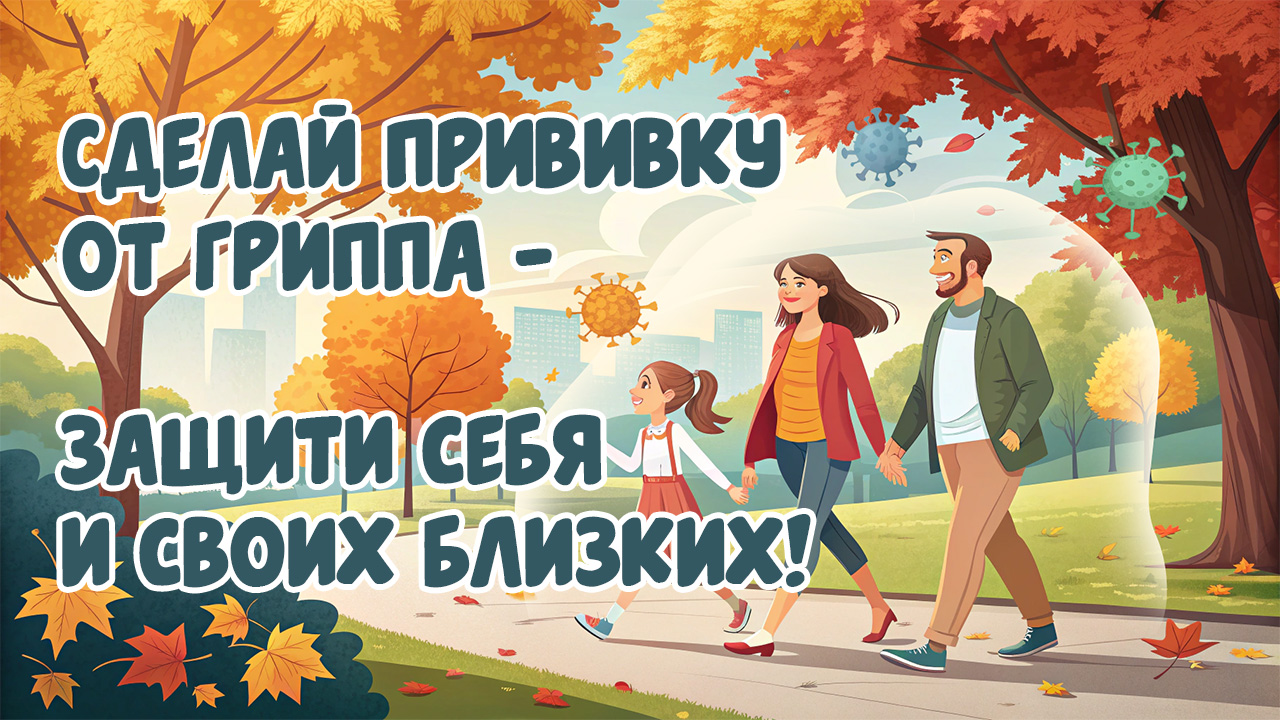 Защитите себя: вакцинируйтесь от гриппа