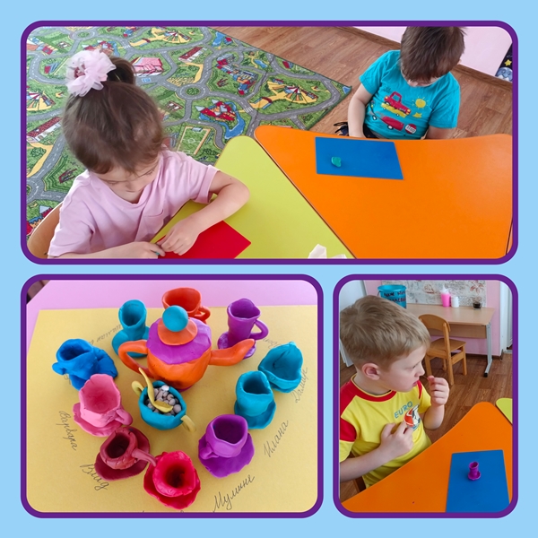 Занятия по лепке