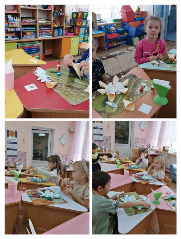 Зимний календарь в гр. "Непоседы"