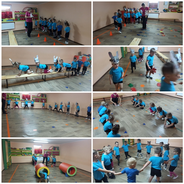 Спортивный досуг "Зайчата играли в лесу"