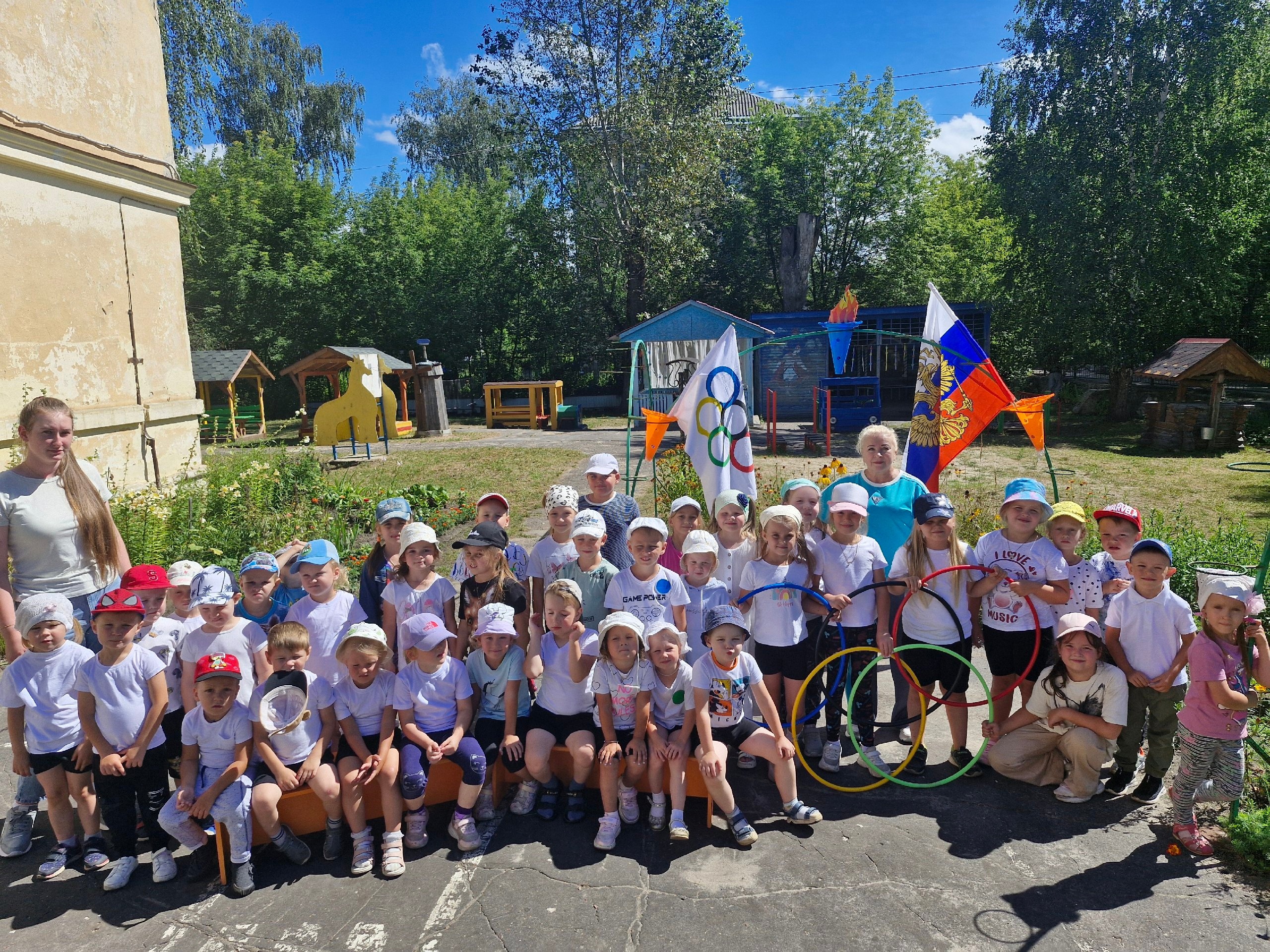 23 июля в нашем саду состоялись малые летние Олимпийские игры.