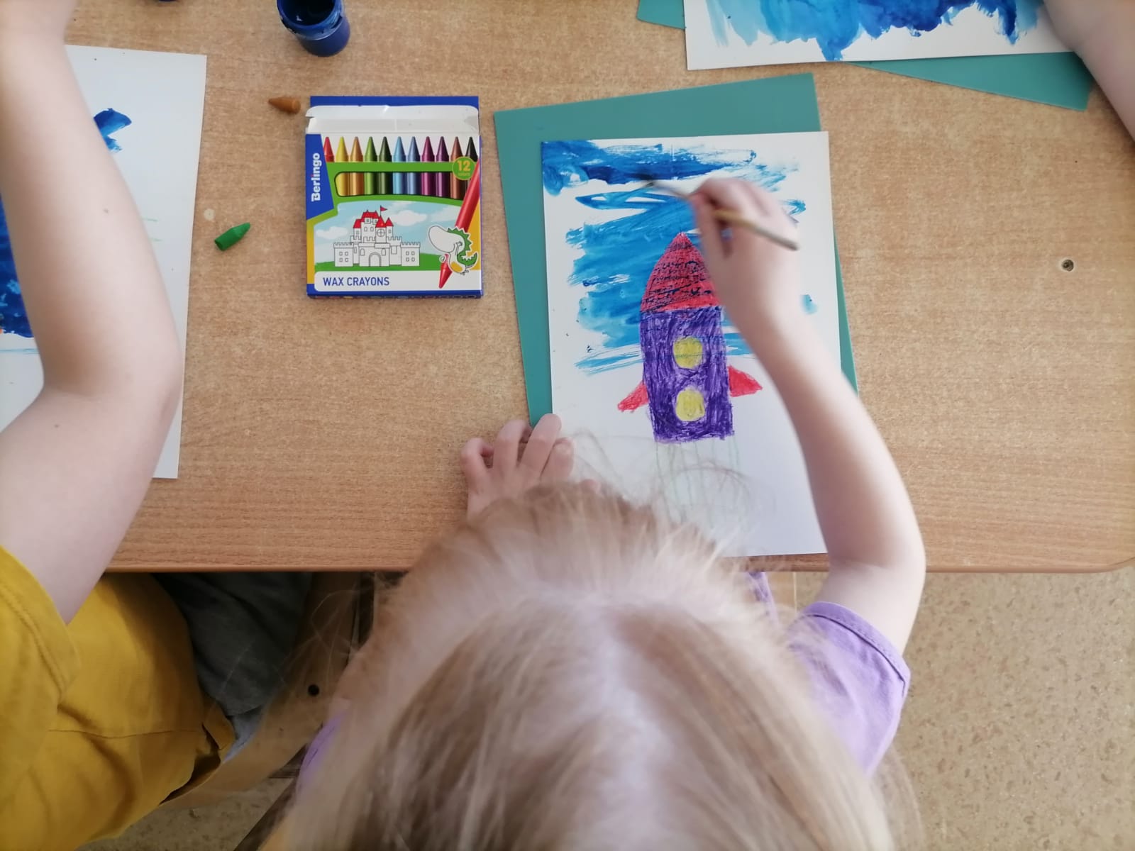 «Мы ракету нарисуем!»