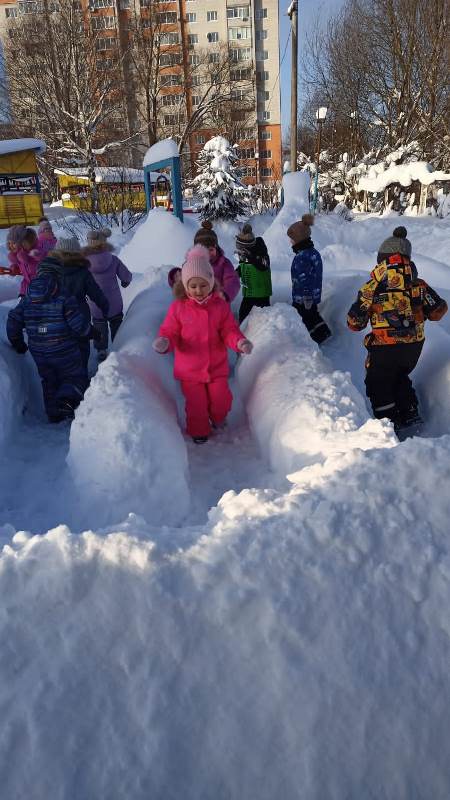 Зимние прогулки с пользой и интересом