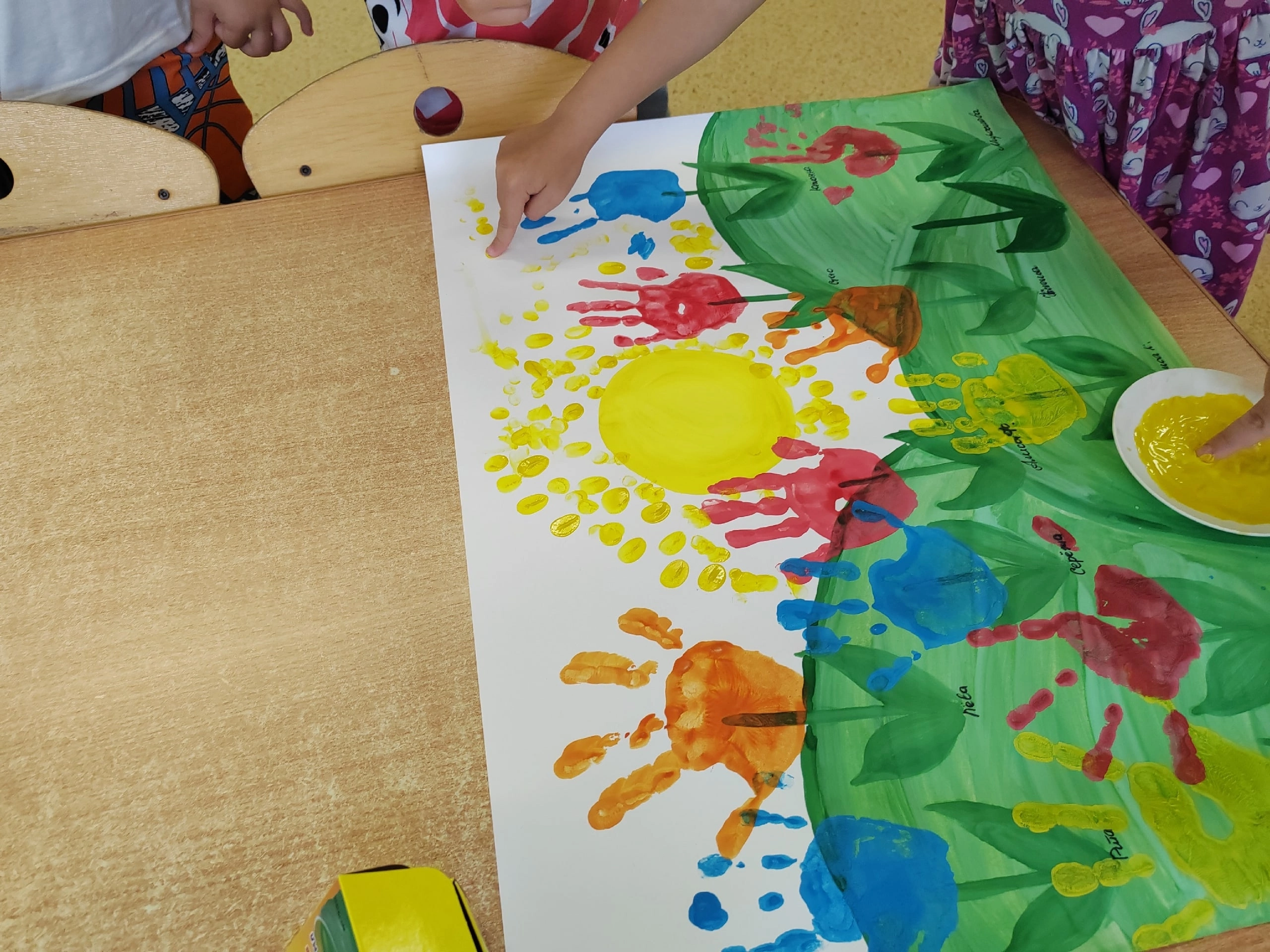 "Весёлые цветные ладошки"