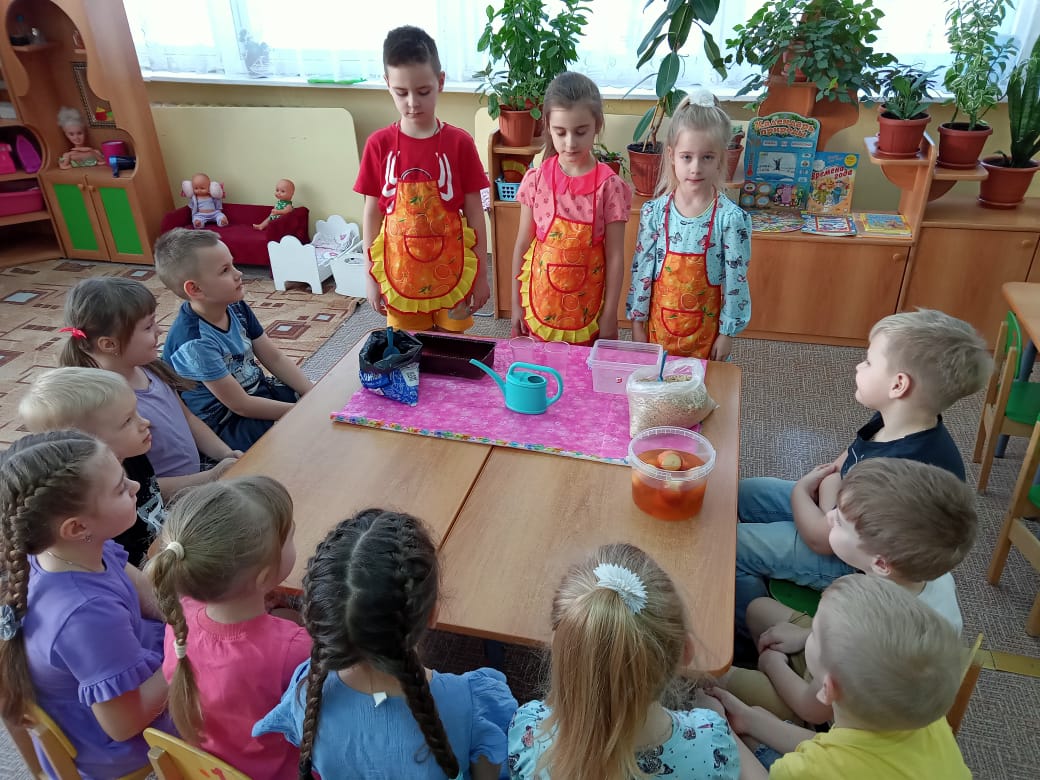 Чудо –огород в экологическом кружке подготовительной группы №11.