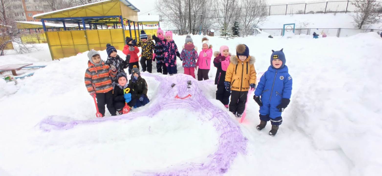 Снежные сказки в детском саду!