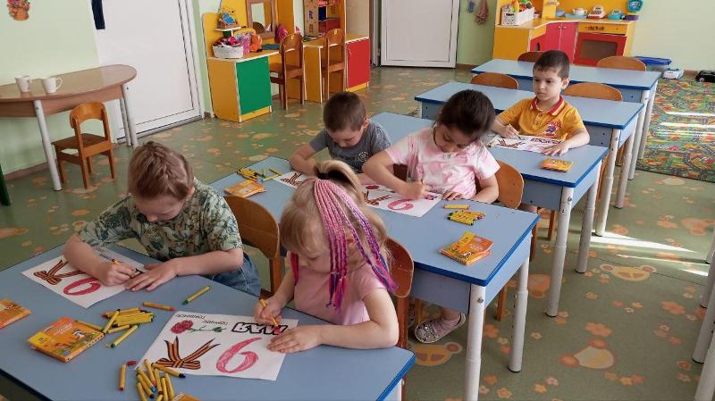 В старшей группе №2 нашего детского сада прошло тематическое мероприятие, посвящённое Дню Великой Победы - 9 мая