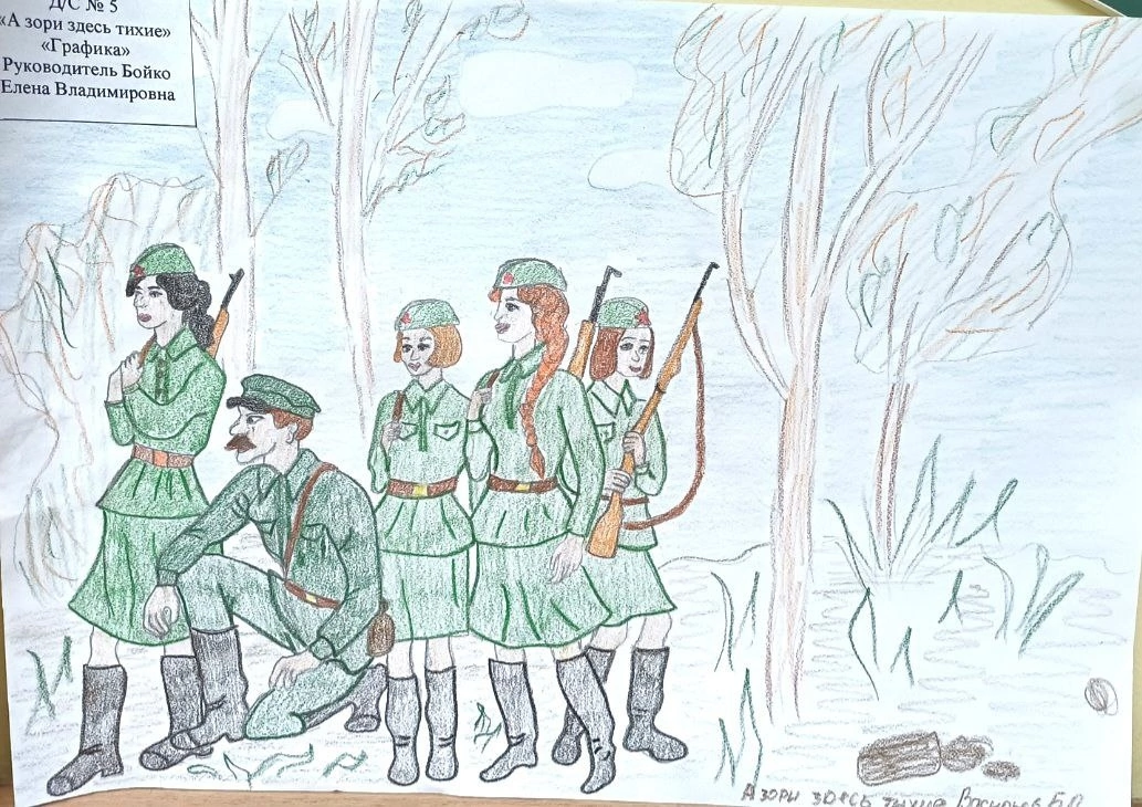 Выставка рисунков "Есть такая профессия - Родину защищать"