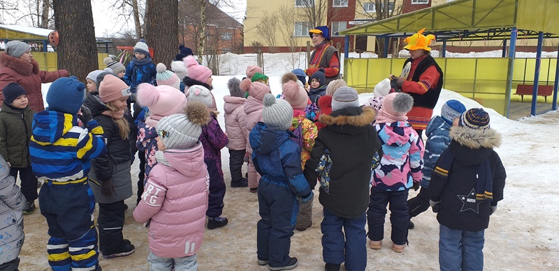 Сегодня в нашем детском саду прошла масленица!!!