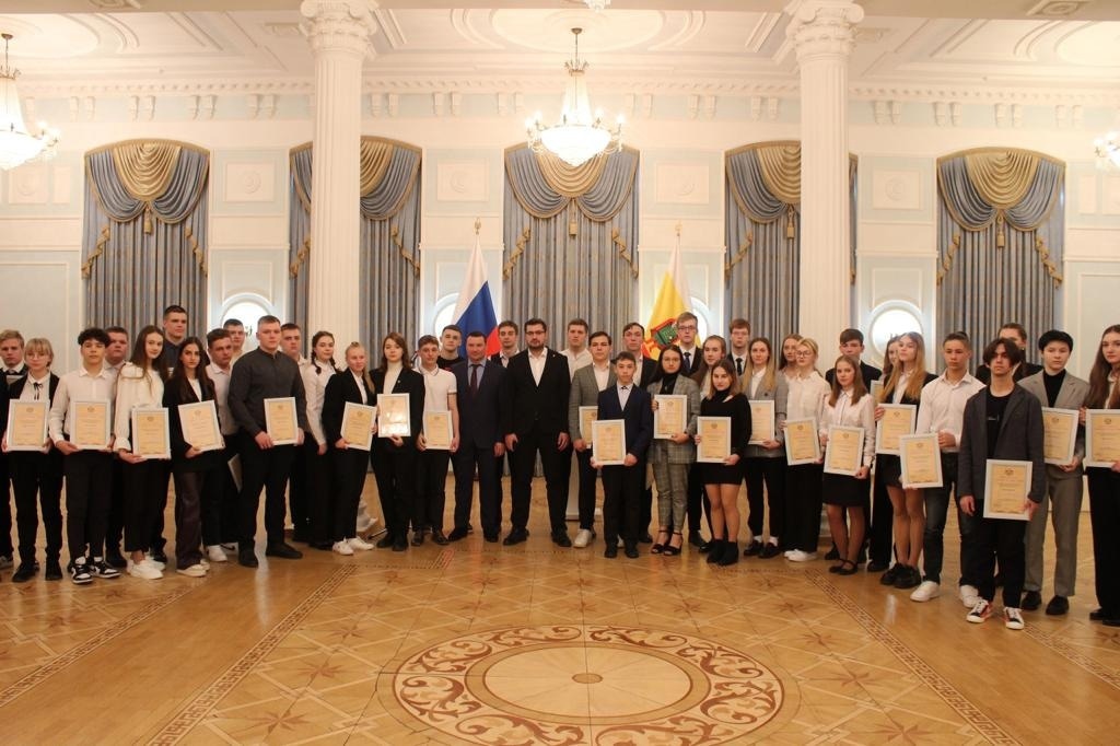 Церемония вручения стипендий Губернатора Рязанской области одаренным детям, добившимся высоких результатов в спорте