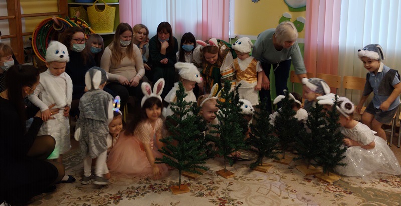 Завершилась череда новогодних утренников в МБДОУ