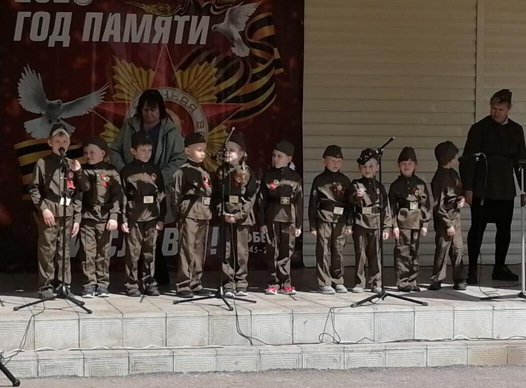 Праздничная программа села ,посвящённая 78 годовщине Великой Победы.
