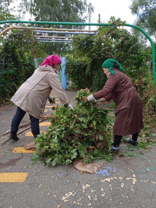 Осенние субботники.