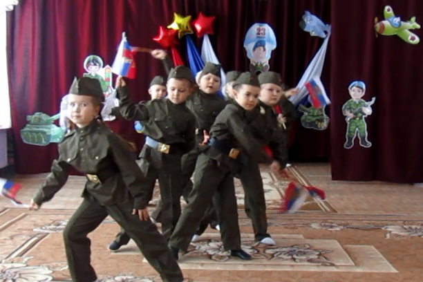Концерт, посвящённый Дню защитника Отечества в старше- подготовительной группе