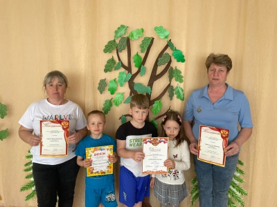 Поздравляем команду воспитанников детского сада "Колосок"