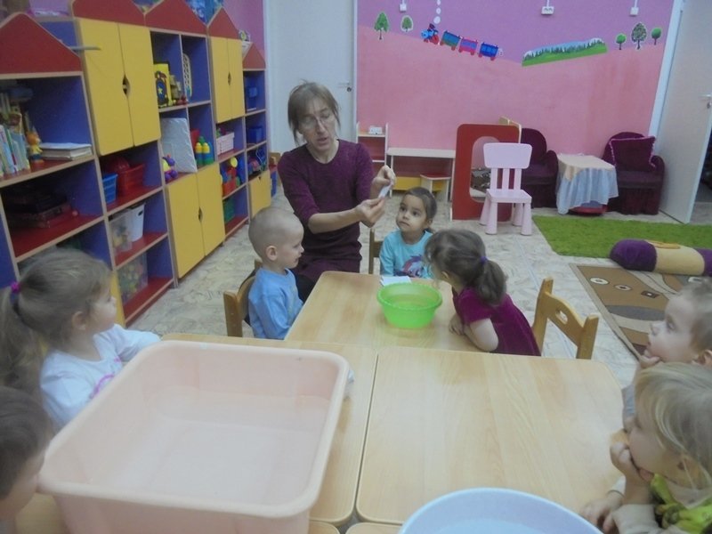 Развлечение-эксперимент для детей младшей группы: 