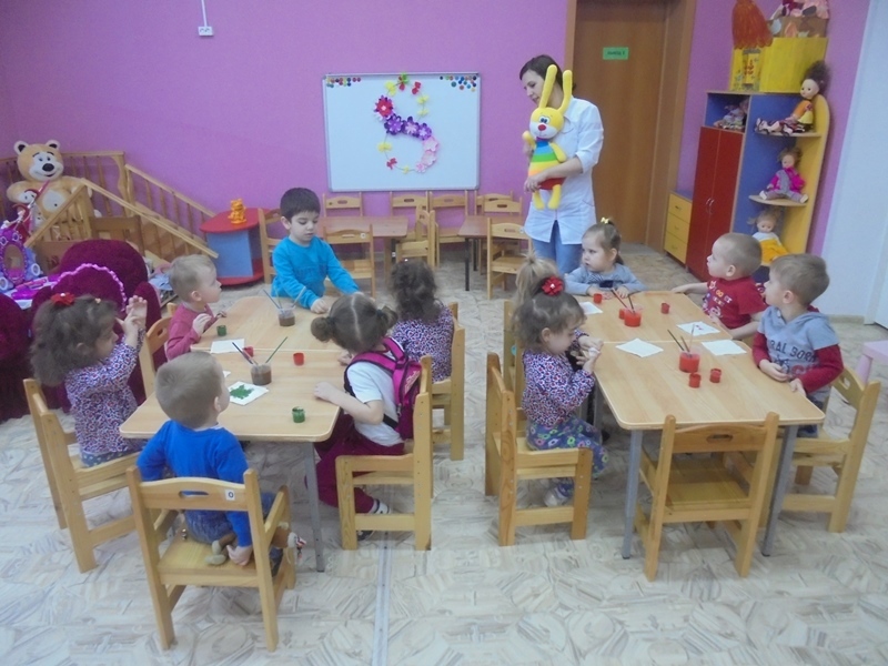 Досуг в ясельной группе.