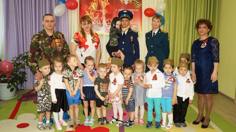 Традиционный праздник в детском саду - День Победы