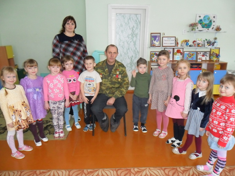 Встреча в ДОУ с участником Афганской войны