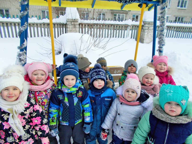 Зимняя прогулка группы 