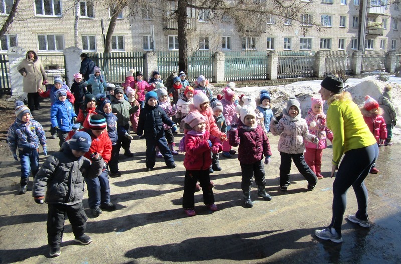 Детский флеш-моб в рамках Всемирного дня здоровья.