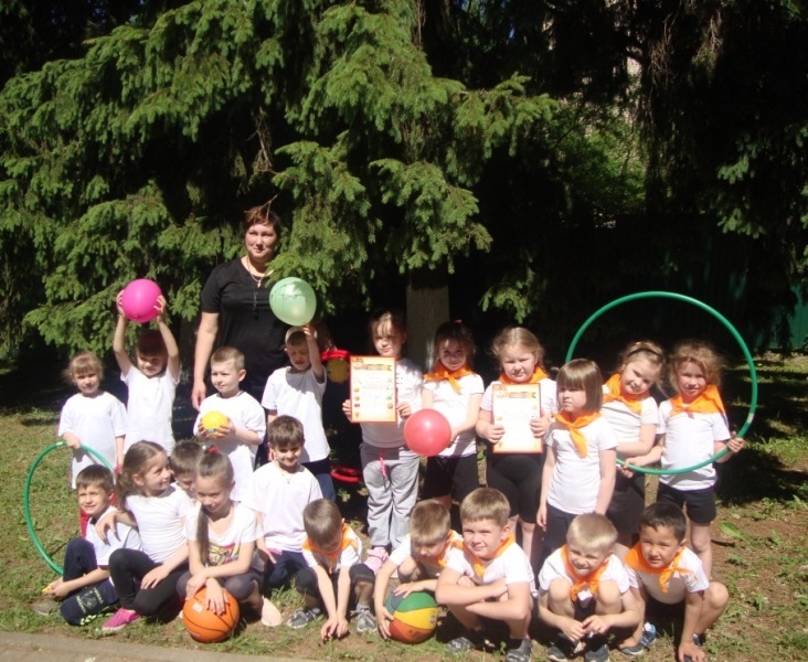Спортивные соревнования между детским садом 