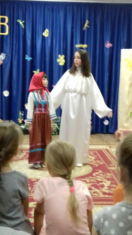 Утренник, посвященный празднику Пасхи в детском саду.