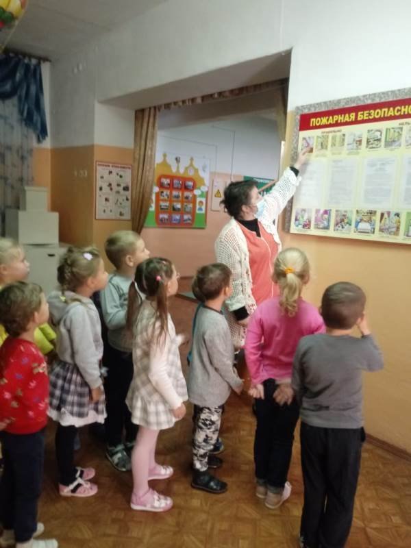 Неделя пожарной безопасности в старшей группе
