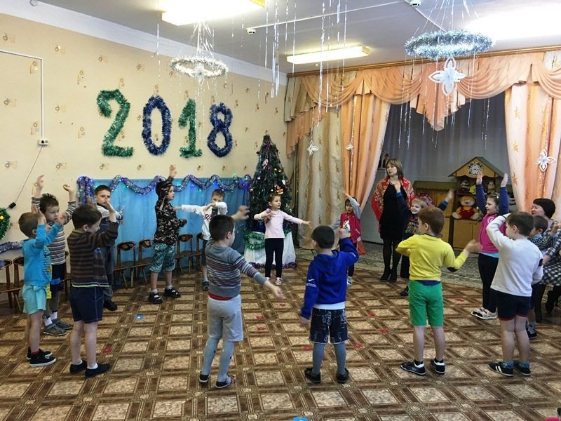 Рождество в детском саду.