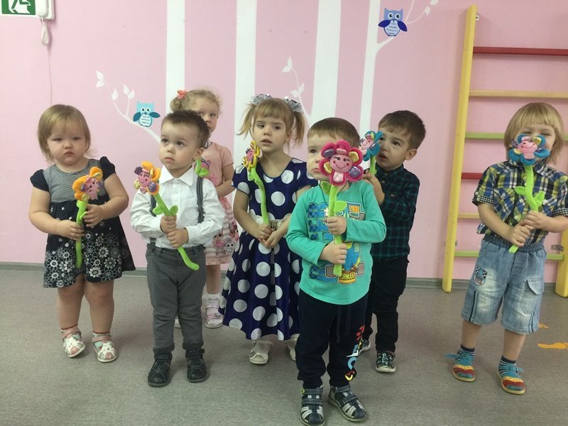Поздравление от самых маленьких воспитанников