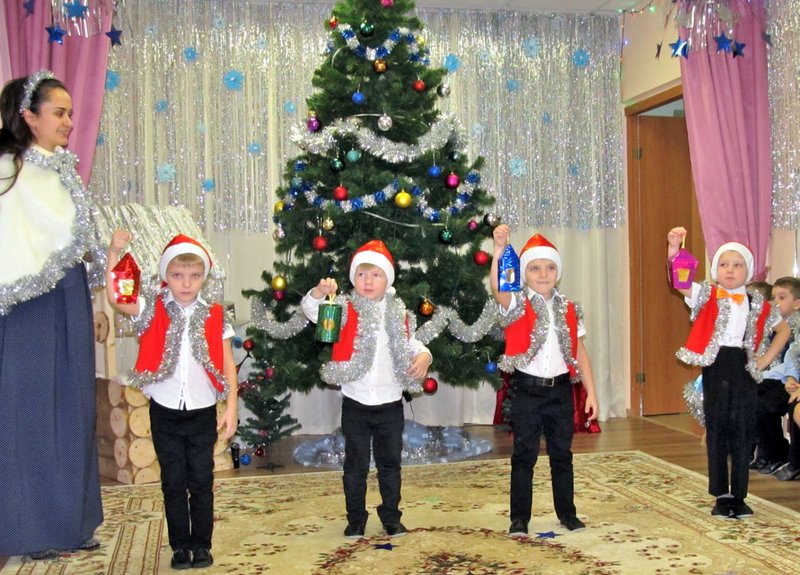 В детском саду с успехом прошли новогодние праздники.